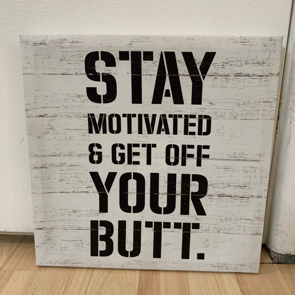 Motivational sign